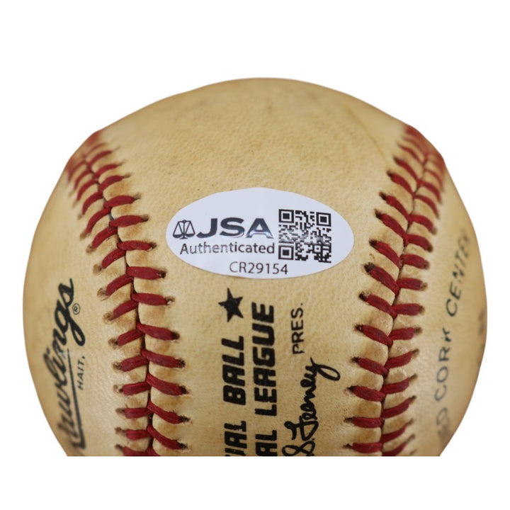 Don Drysdale Los Angeles Dodgers Autographed Personalized ONL Baseball JSA COA