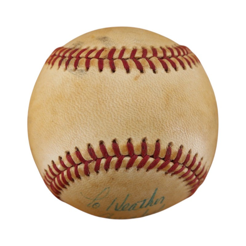 Don Drysdale Los Angeles Dodgers Autographed Personalized ONL Baseball JSA COA