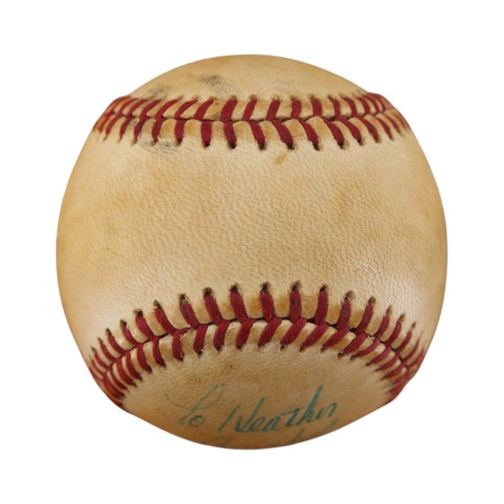 Don Drysdale Los Angeles Dodgers Autographed Personalized ONL Baseball JSA COA