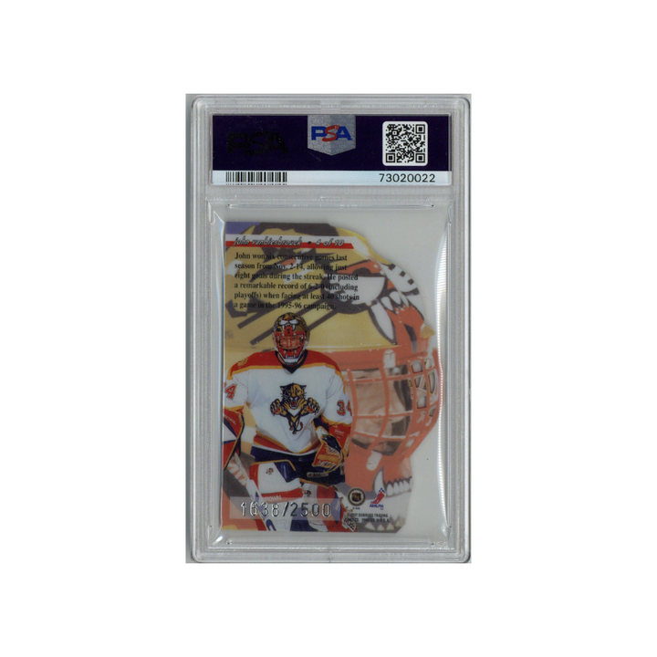 1996 Donruss Elite John Vanbiesbrouck Painted Warriors PSA 7