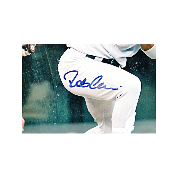 Robinson Cano New York Yankees Autographed Signed Hitting Framed 8x10 Photo (Steiner COA)