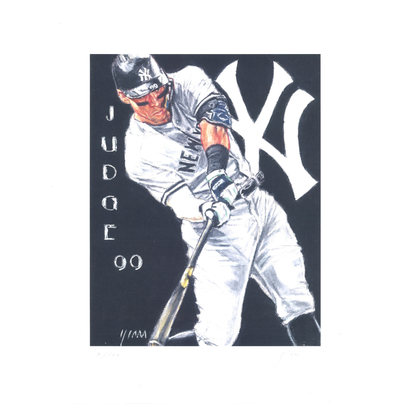 Aaron Judge New York Yankees 8x10 Lithograph LE #4/100 (Pristine Holo #PA228555)