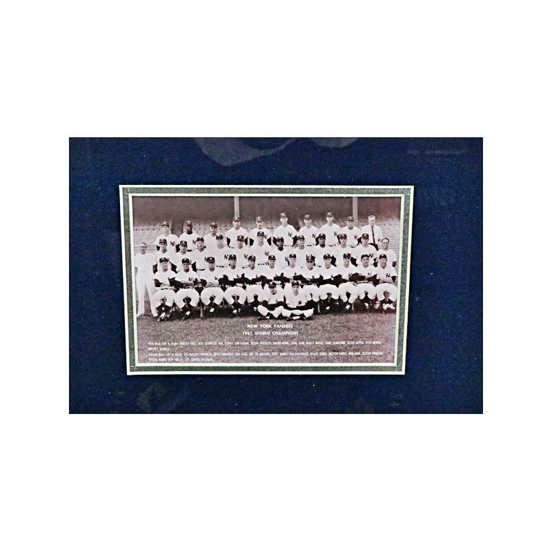Mickey Mantle, Roger Maris, Yogi Berra New York Yankees 1961 World Series Champions Facsimile Signature Framed Card Collage