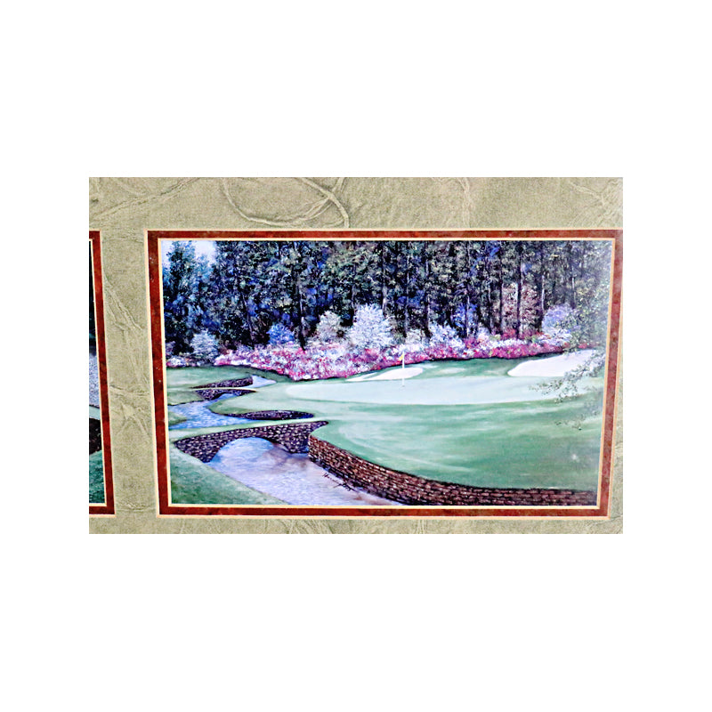 Augusta National Framed Triple Photo Collage