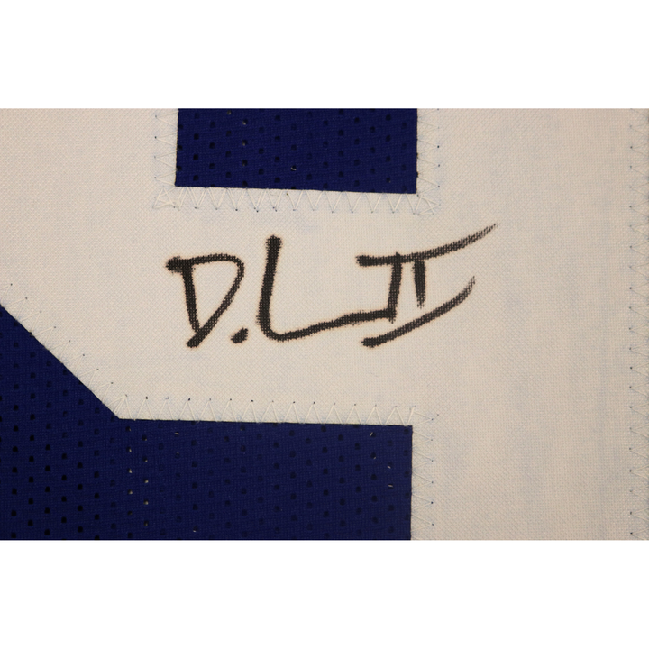 Dexter Lawrence New York Giants Autographed Blue Replica Jersey JSA Holo