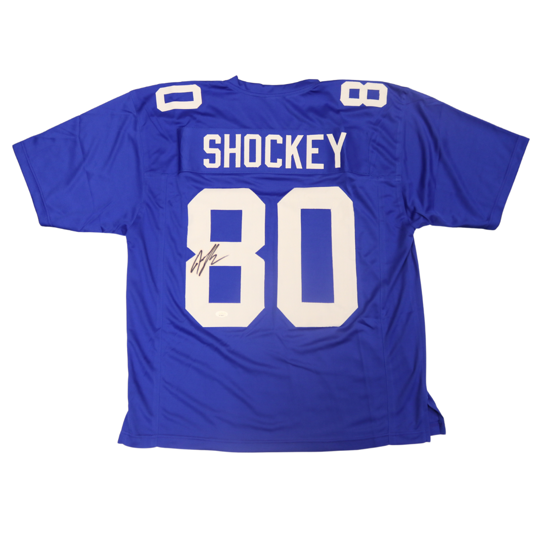 Jeremy Shockey New York Giants Autographed Replica Jersey JSA Holo (2)