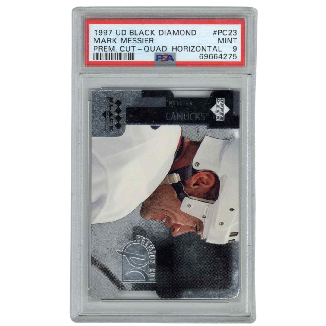 Mark Messier New York Rangers 1997 Upper Deck Black Diamond QH #PC23 (PSA 9)
