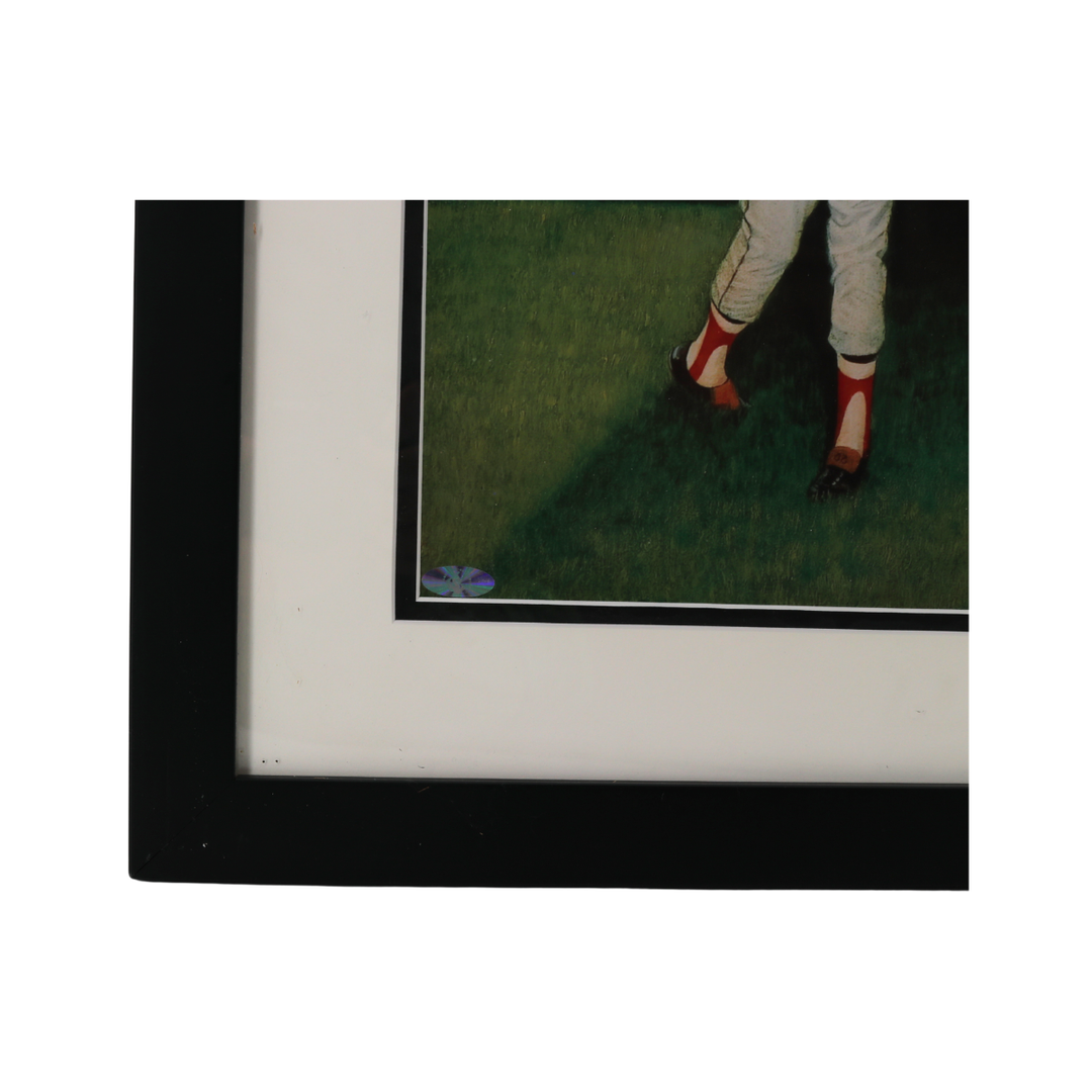 Mantle Williams Autographed Framed Triple Crown Winners 19x24 All American Holo