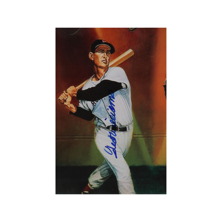 Mantle Williams Autographed Framed Triple Crown Winners 19x24 All American Holo