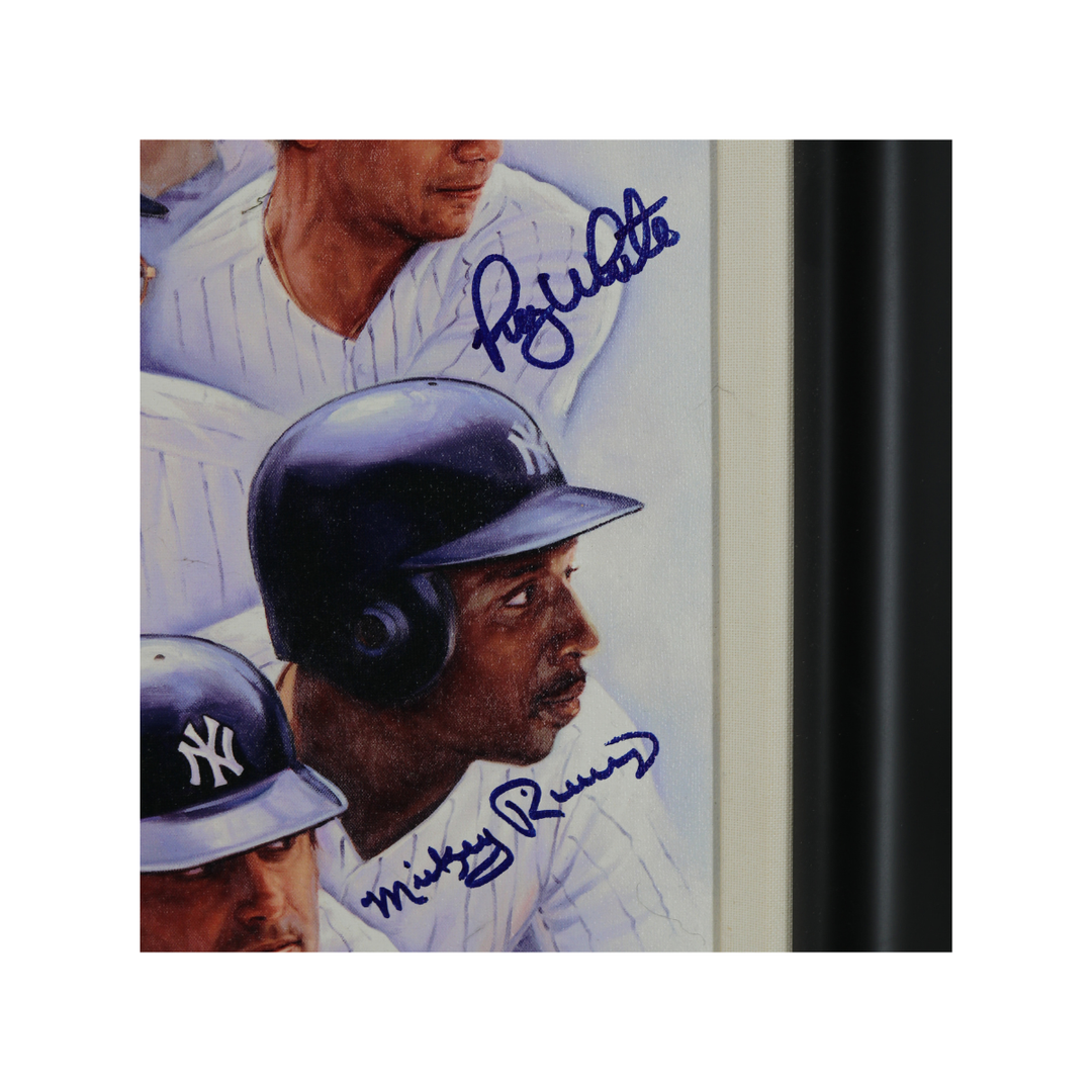 Jackson Guidry New York Yankees Multi Signed 20x24 Canvas All American Holo