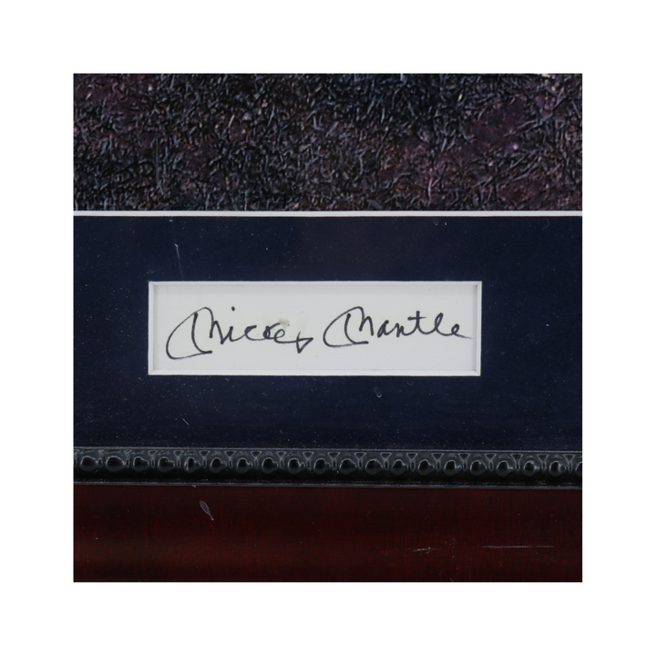 Mantle Jeter Yankees Autographed Signed 16x20 17 Autos MLB/All American LOA