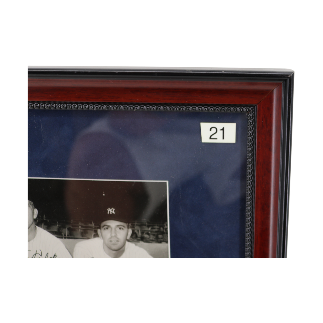 Richardson, Skowron Yankees Autographed Framed 8x10 Collage All American COA