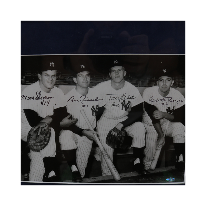 Richardson, Skowron Yankees Autographed Framed 8x10 Collage All American COA