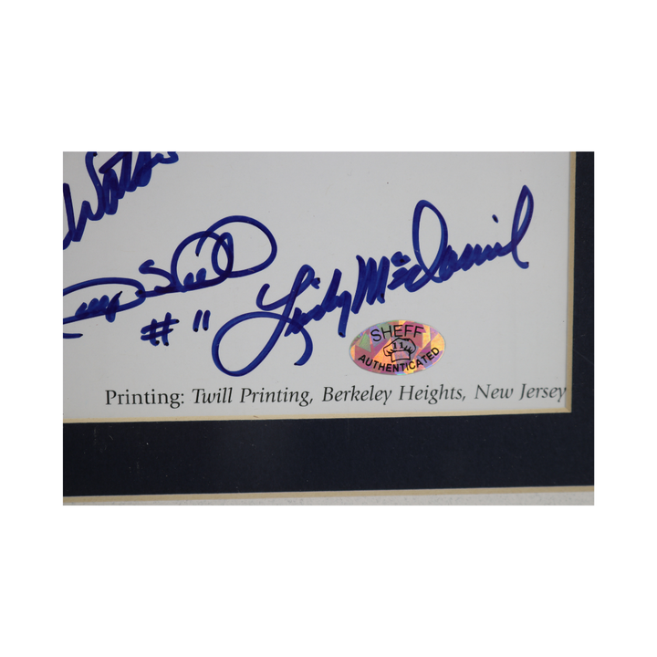 100 Years of Yankee Baseball 18x24 Canvas w/Multiple Autos All American Holo