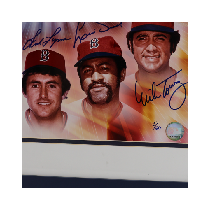 Rivers Gossage Rice Yankees Red Sox Autographed Signed 16x20 All American LOA