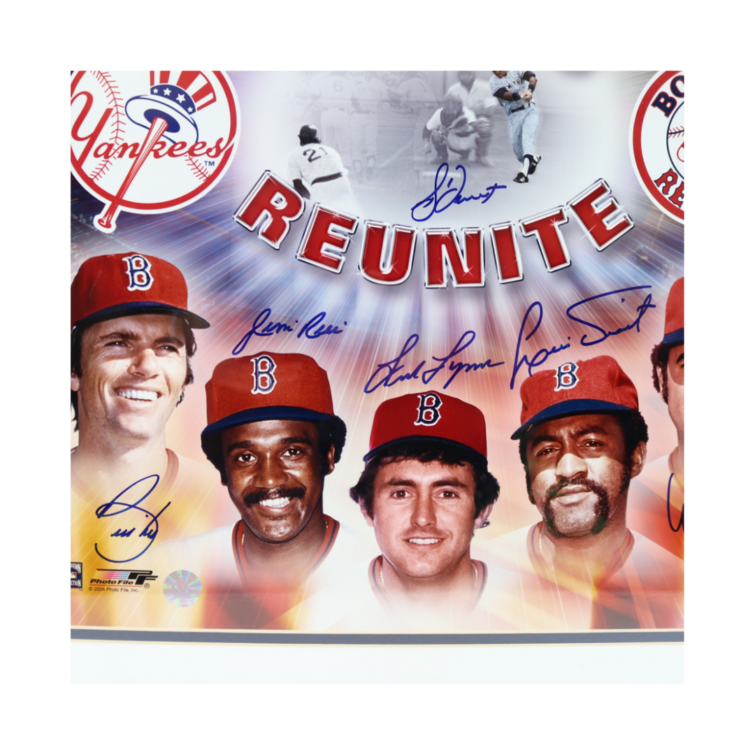 Rivers Gossage Rice Yankees Red Sox Autographed Signed 16x20 All American LOA