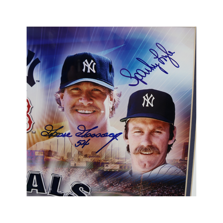 Rivers Gossage Rice Yankees Red Sox Autographed Signed 16x20 All American LOA