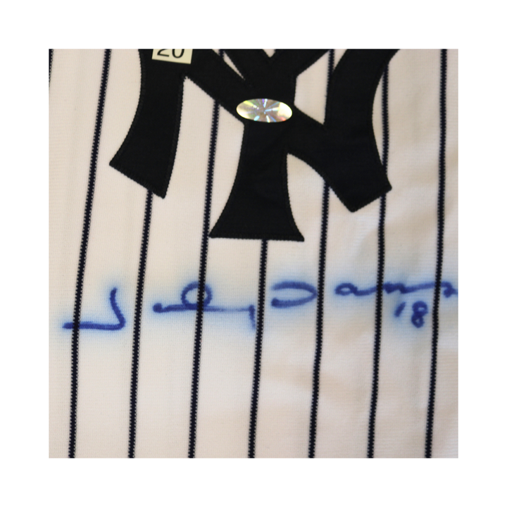 Johnny Damon Yankees Autographed Russell Authentic Jersey All American COA