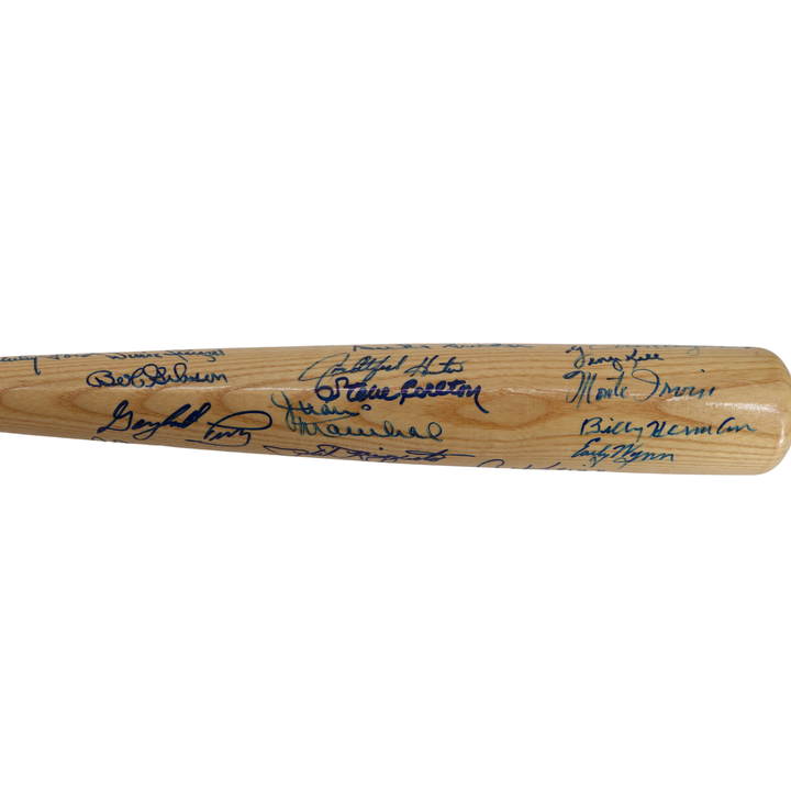 Berra, Ford, Gibson Autographed Multi Signed Hall of Famers Adirondack Bat All American LOA