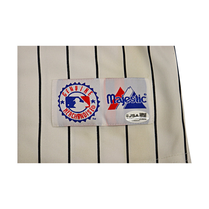 Phil Rizzuto New York Yankees Autographed Signed Inscribed HOF Majestic Jersey JSA COA