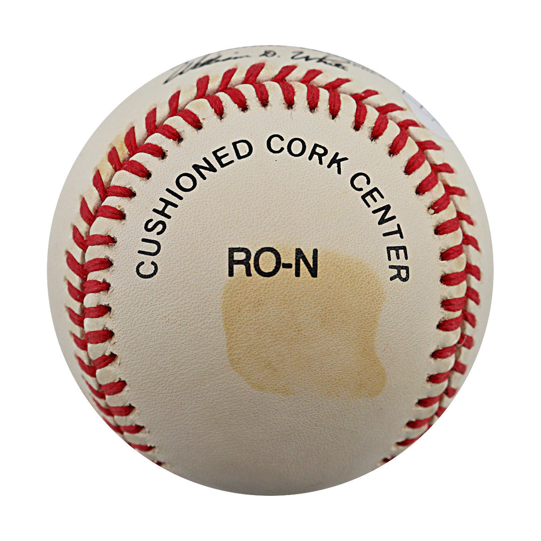 David Justice Atlanta Brave Autographed Signed ONL Baseball (JSA COA #ll19323)