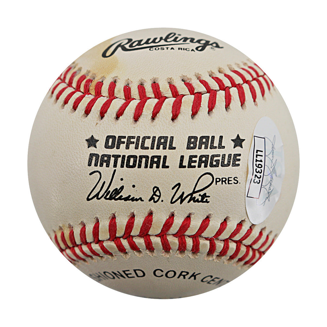 David Justice Atlanta Brave Autographed Signed ONL Baseball (JSA COA #ll19323)