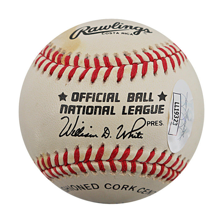 David Justice Atlanta Brave Autographed Signed ONL Baseball (JSA COA #ll19323)