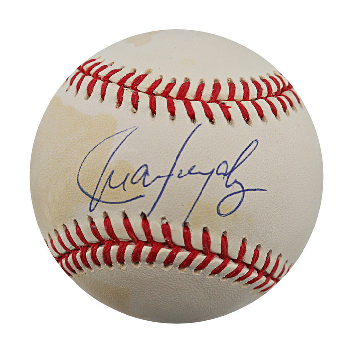 Juan Gonzalez Texas Rangers Autograph Signed OAL Baseball (Staque of Plaques COA)