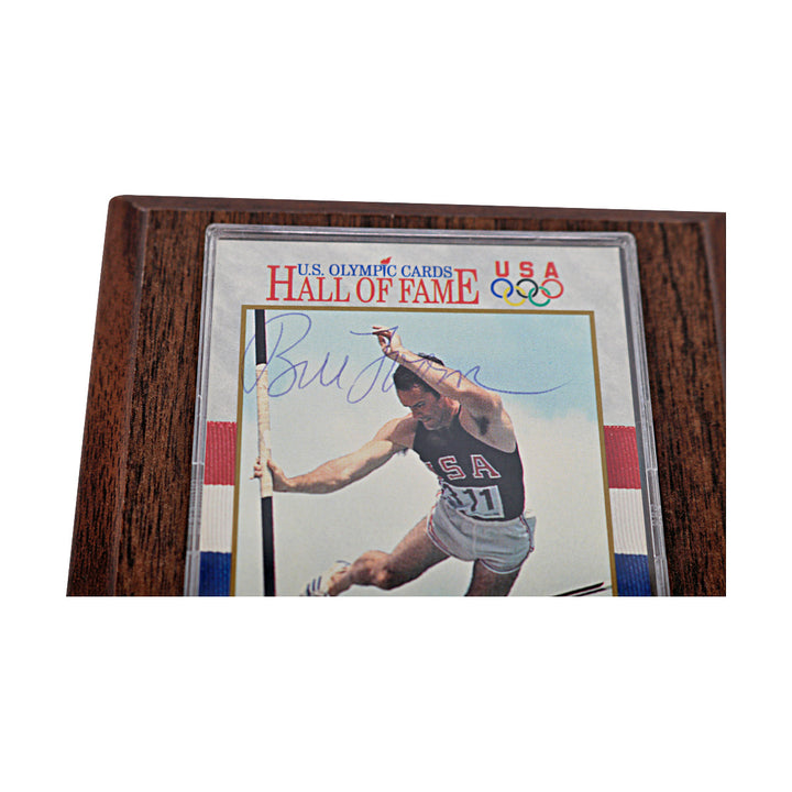 Bill Toomey Olympics Autographed Signed Trading Card Plaque (Staque Of Plaques)