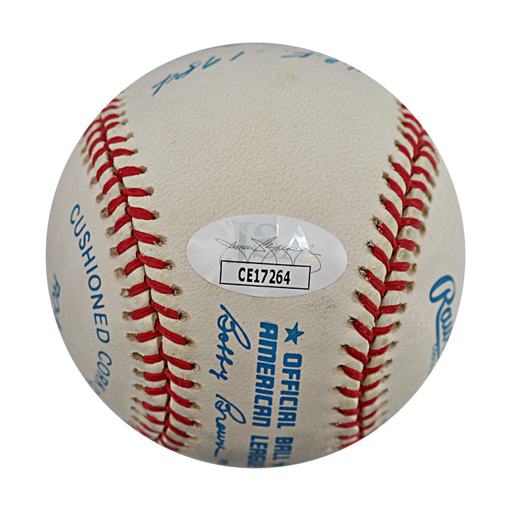 Harmon Clayton Killebrew Minnesota Twins Autographed Signed Stat Inscribed Full Name HOF 1984 #3 573 HR Al MVP 1969 OAL Baseball (JSA COA #CE17264)