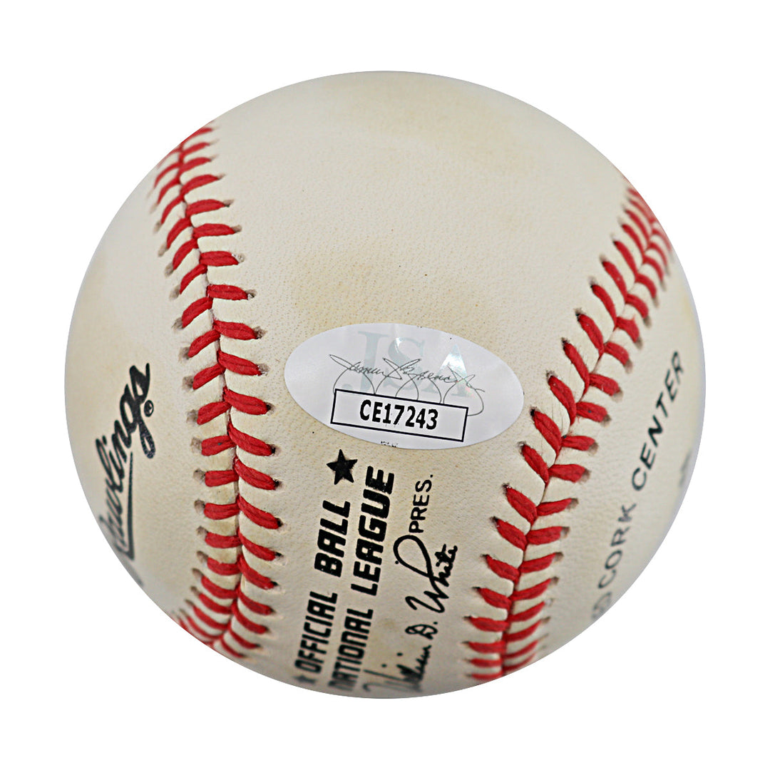 Preacher Roe Los Angeles Dodgers Autographed Signed ONL Baseball (JSA COA #CE17243)