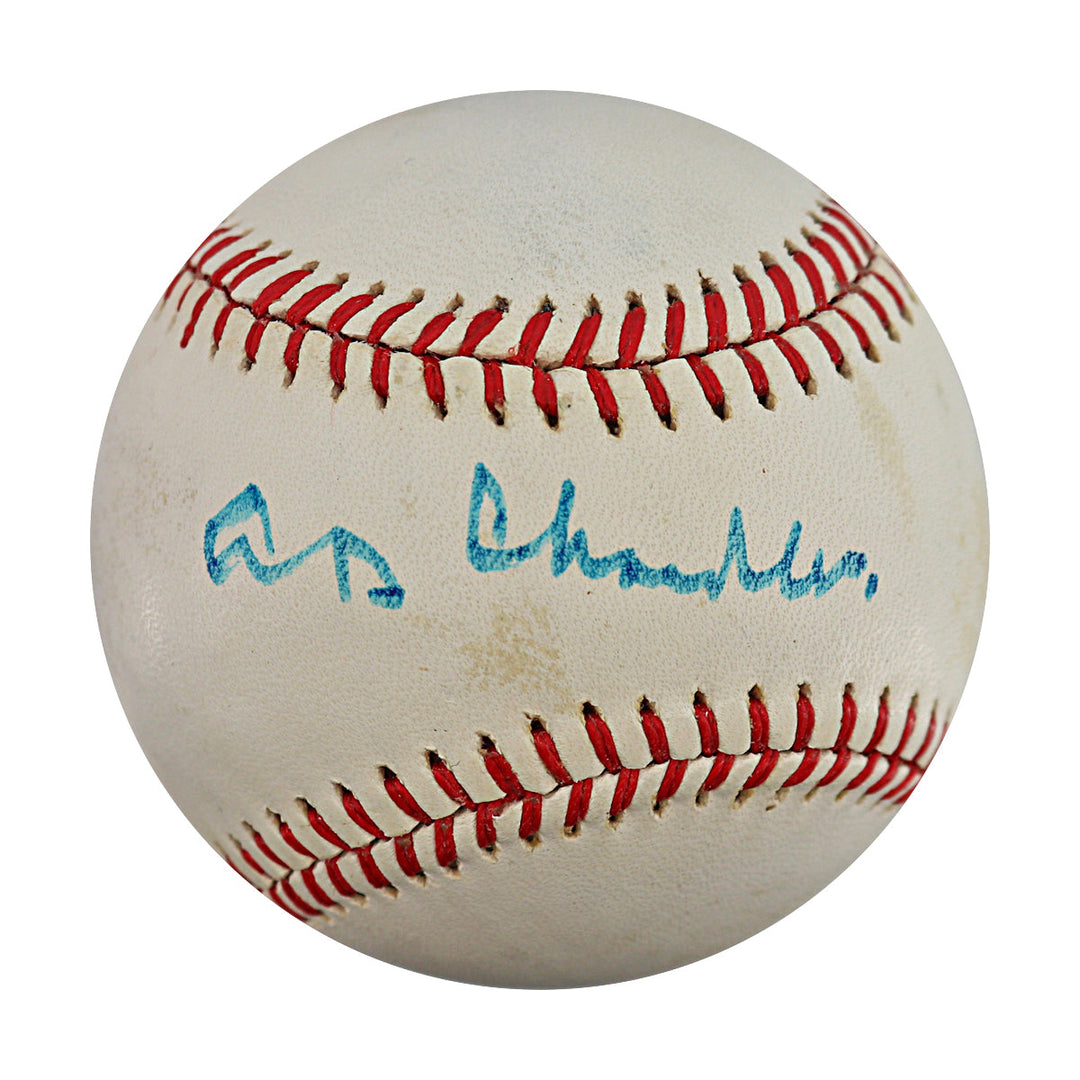 Happy Chandler Autographed Signed OAL Baseball (JSA COA #CE17249)