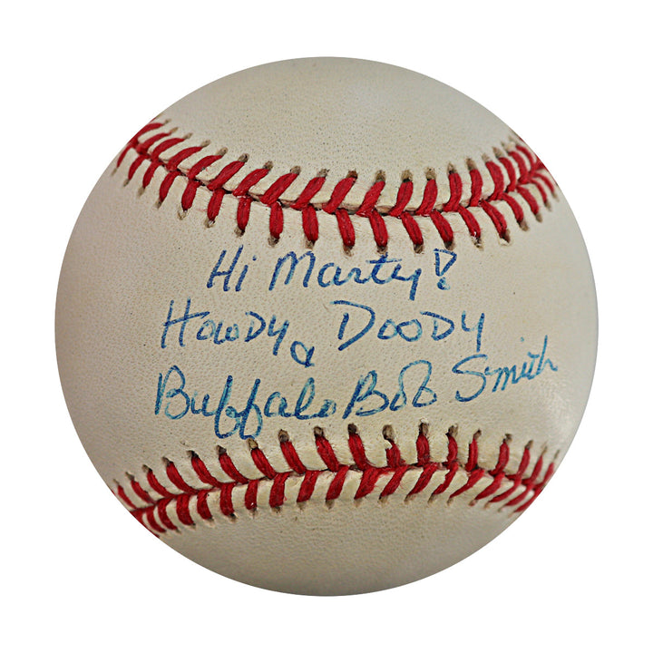 Buffalo Bob Smith Autograph Signed Inscribed ONL Baseball (JSA COA #CE17213)