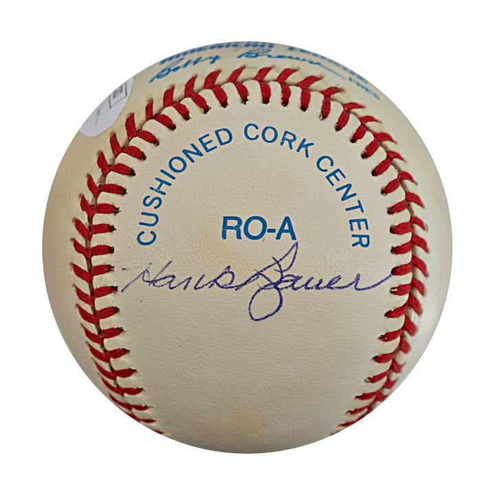 Gil McDougal Hank Bauer & Moose Skowron New York Yankees Autograph Signed OAL Baseball (JSA COA #CE17228) 