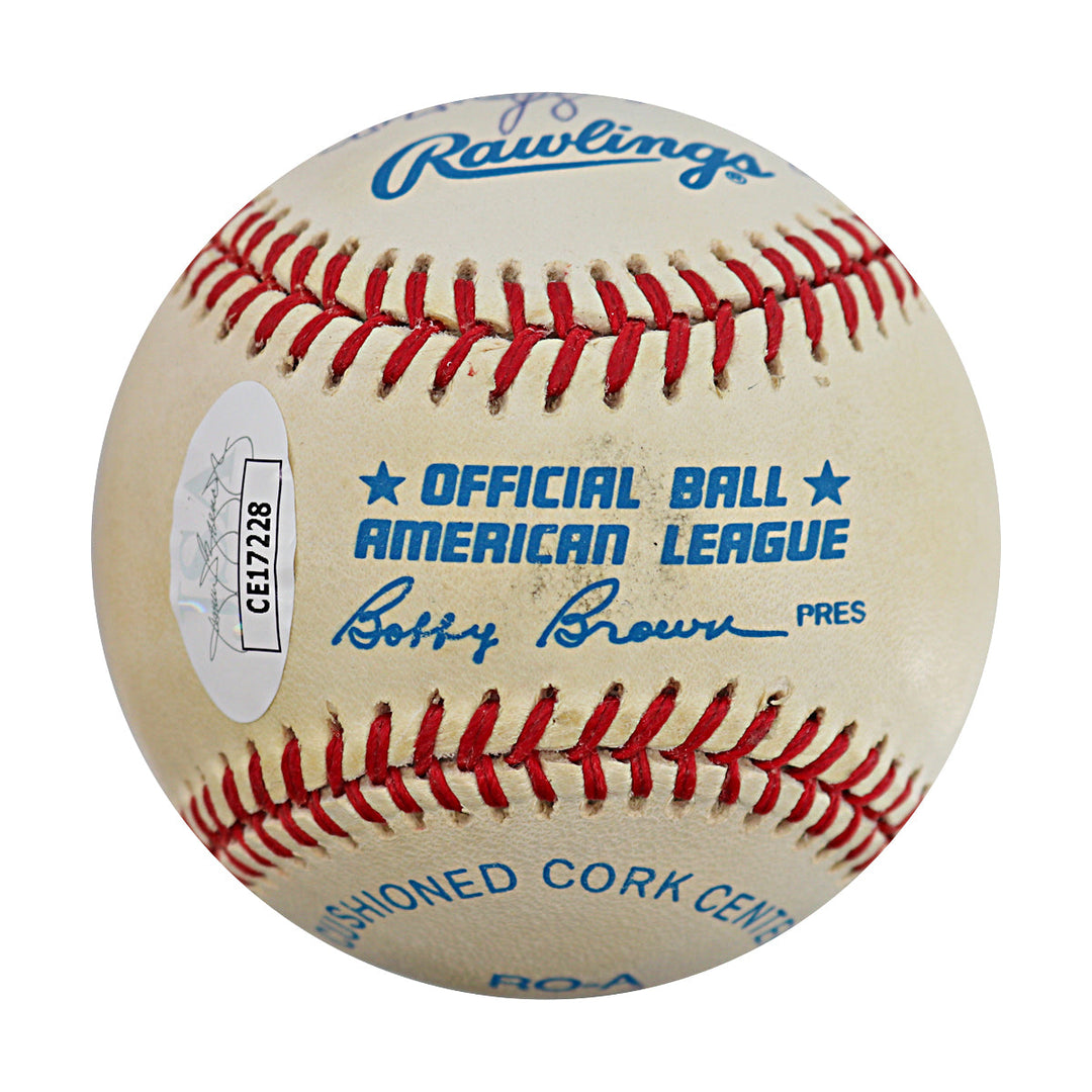 Gil McDougal Hank Bauer & Moose Skowron New York Yankees Autograph Signed OAL Baseball (JSA COA #CE17228) 