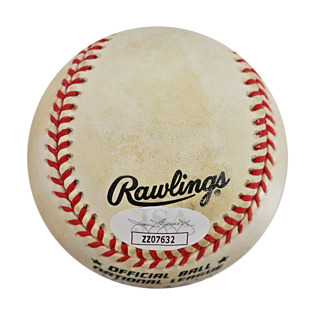 Teddy Kollek Autograph Signed Inscribed ONL Baseball (JSA LOA #ZZ07632)