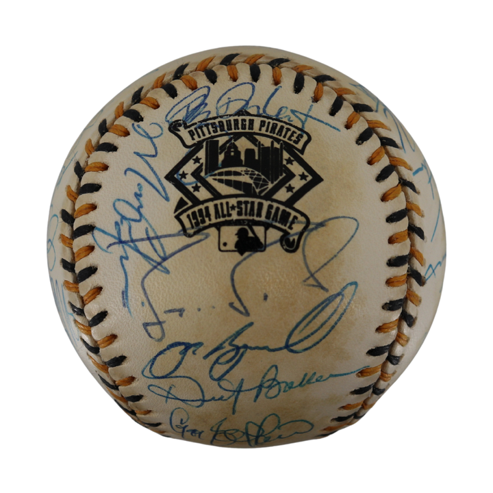 1994 National League All Star Game Team Multi Signed Autographed Logo Baseball 33 Autos (JSA LOA)