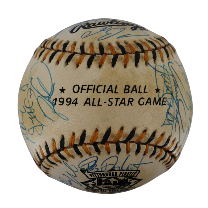 1994 National League All Star Game Team Multi Signed Autographed Logo Baseball 33 Autos (JSA LOA)