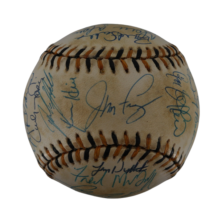 1994 National League All Star Game Team Multi Signed Autographed Logo Baseball 33 Autos (JSA LOA)