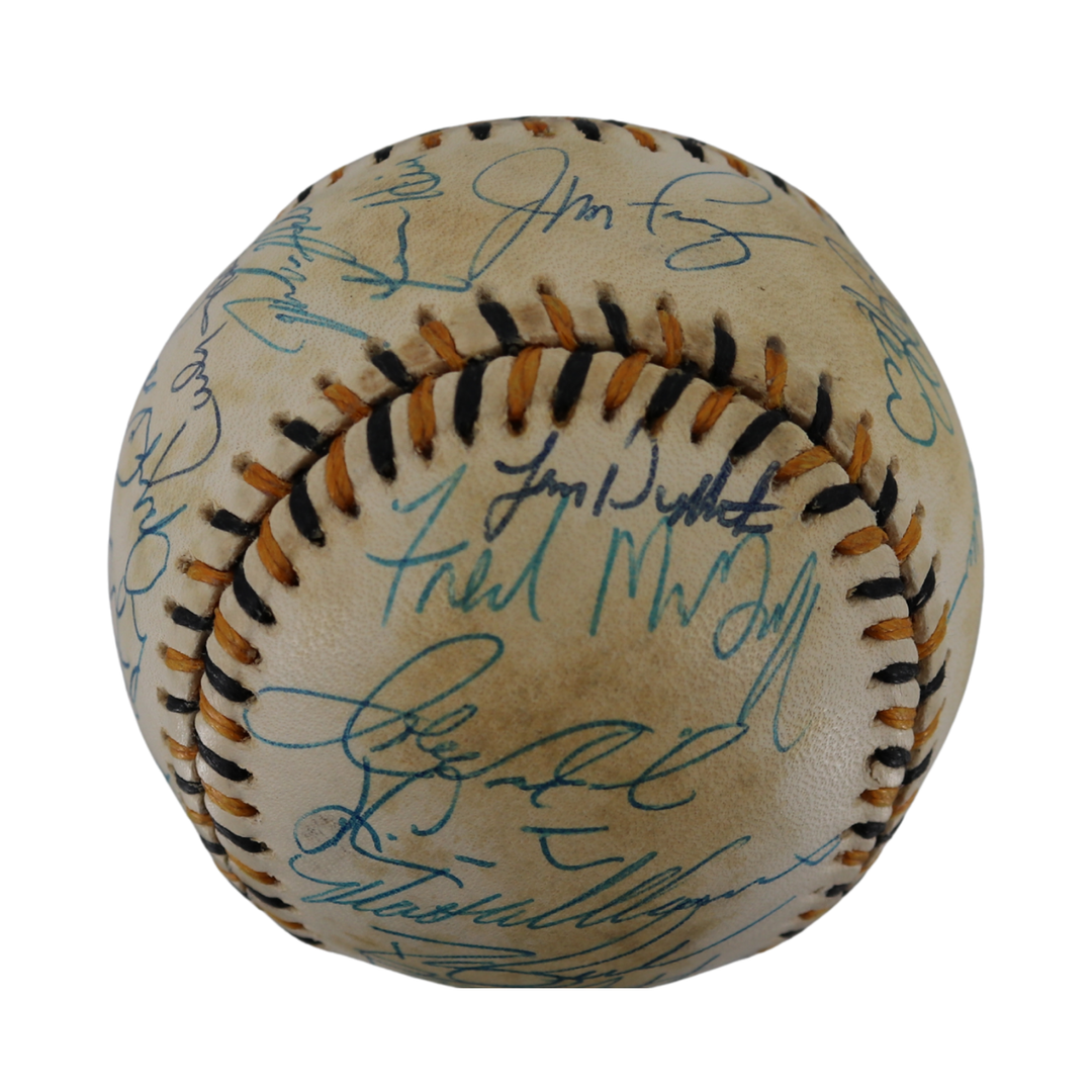 1994 National League All Star Game Team Multi Signed Autographed Logo Baseball 33 Autos (JSA LOA)