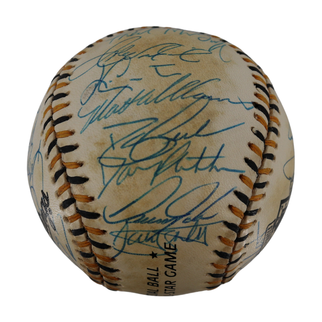 1994 National League All Star Game Team Multi Signed Autographed Logo Baseball 33 Autos (JSA LOA)