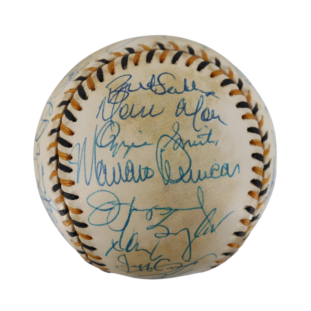 1994 National League All Star Game Team Multi Signed Autographed Logo Baseball 33 Autos (JSA LOA)
