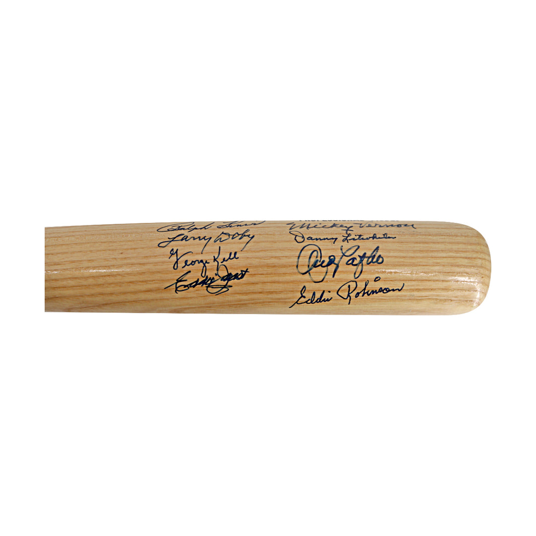 Feller Kiner Newcomb Auto Signed 1940's All Stars 13 Autos Rawlings Bat JSA LOA