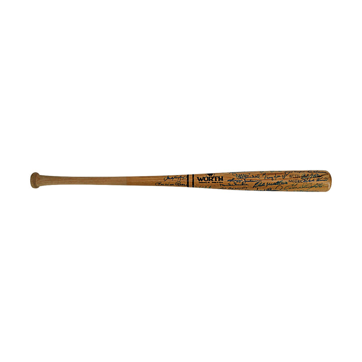 Koufax Aaron Berra Autographed Multi Signed HOFers Worth Bat 43 Autos JSA LOA
