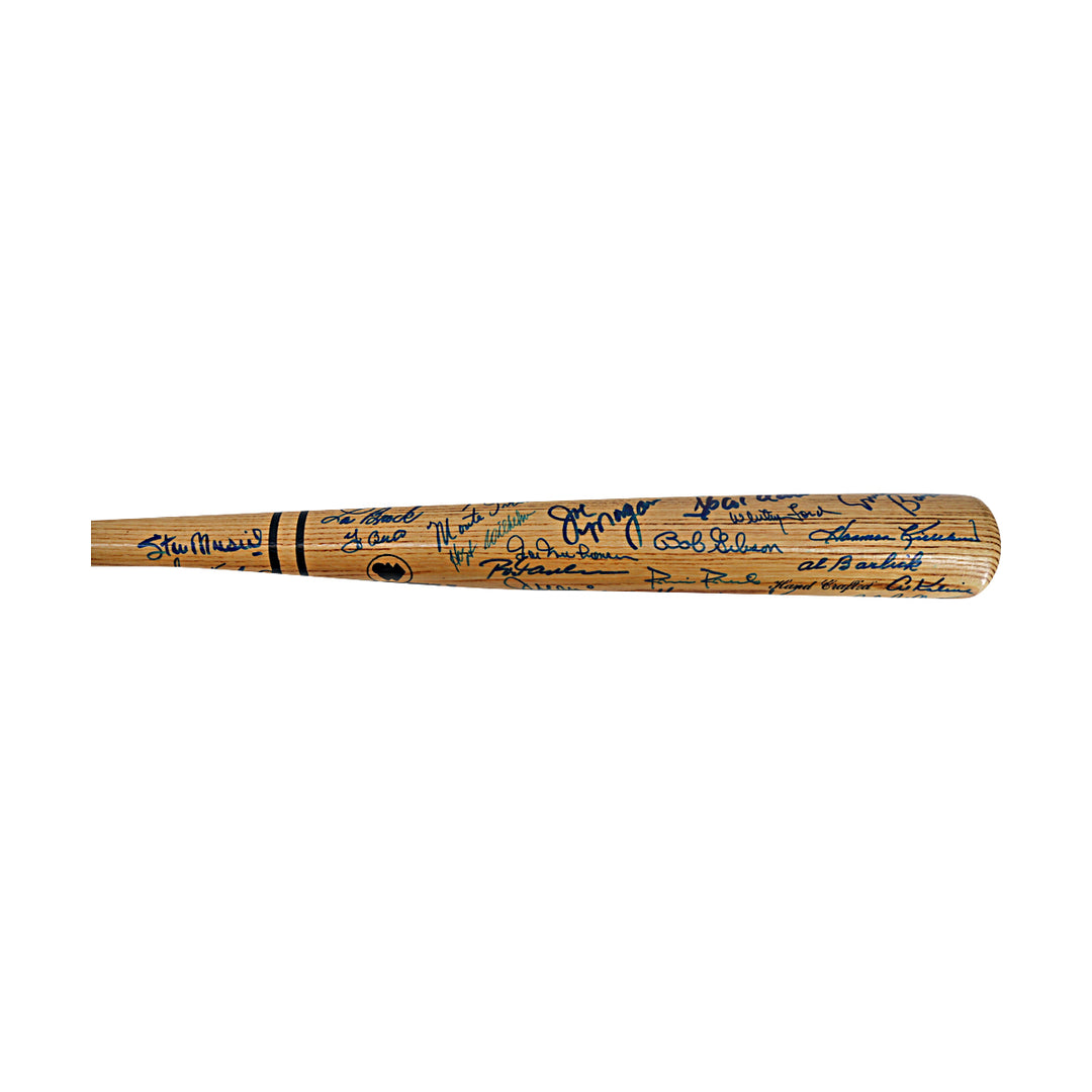 Koufax Aaron Berra Autographed Multi Signed HOFers Worth Bat 43 Autos JSA LOA