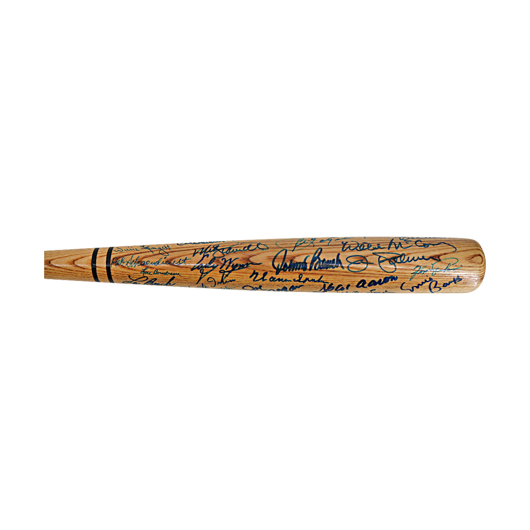 Koufax Aaron Berra Autographed Multi Signed HOFers Worth Bat 43 Autos JSA LOA