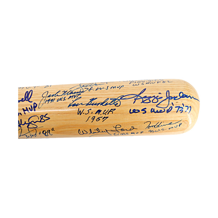 Rose Bench Jackson Autographed Signed Louisville Slugger Bat 40 Autos JSA LOA