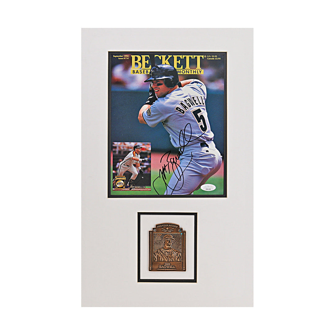 Jeff Bagwell Houston Astros Autographed Signed Beckett Baseball Monthly Magazine Collage (JSA COA #CE61138) 