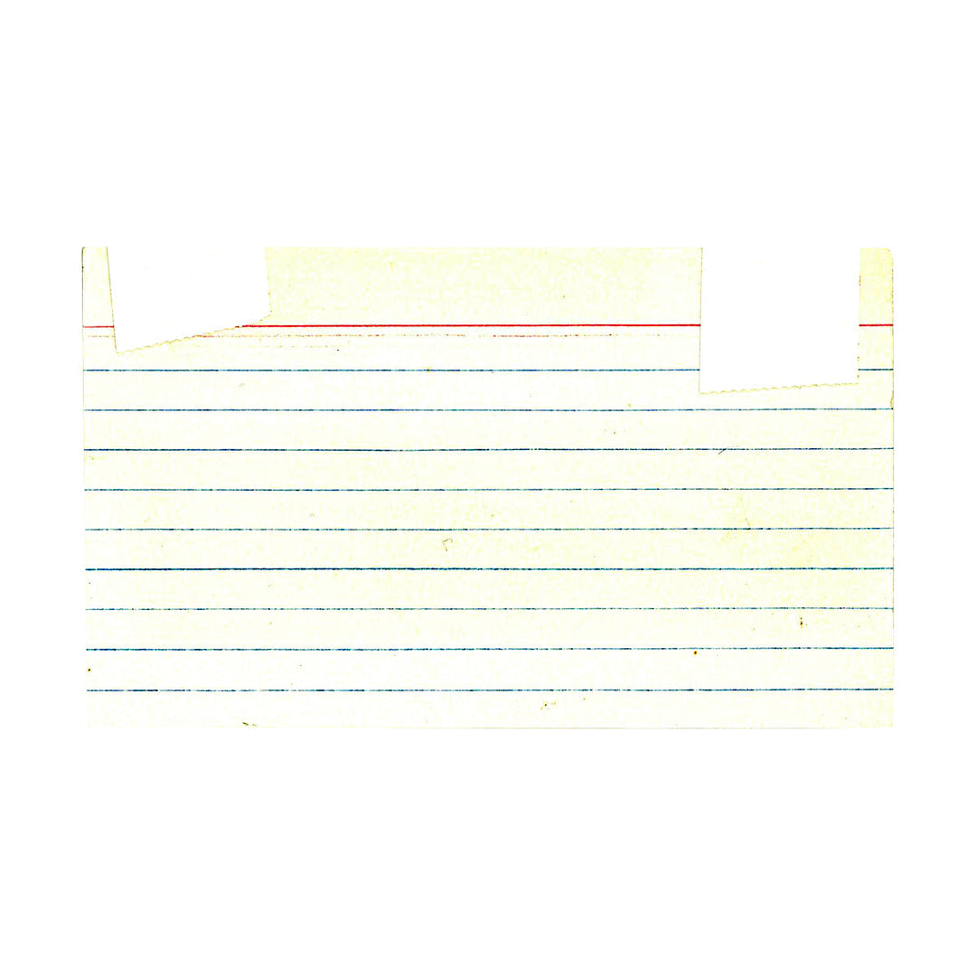 Buck Leonard Homestead Grays Autograph Signed Index Card (JSA COA #CE17289)