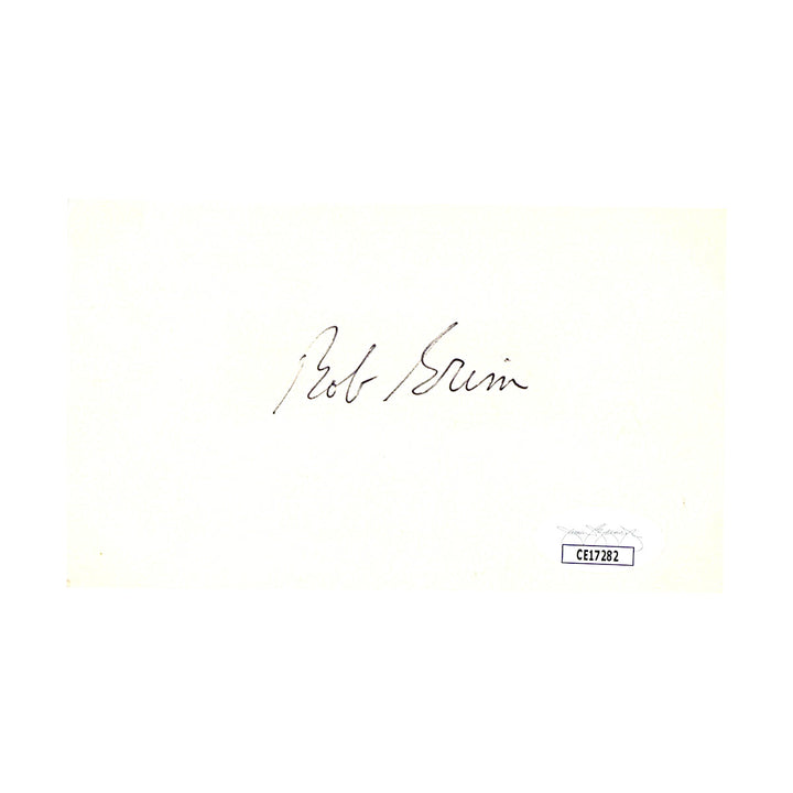 Bob Grim New York Yankees Autograph Signed Index Card (JSA COA #CE17282)